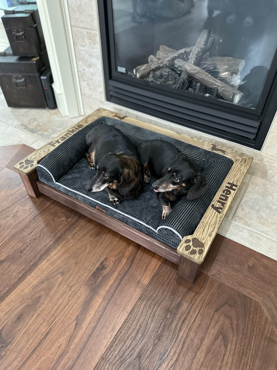 Frankie & Henry’s Custom Dog Bed